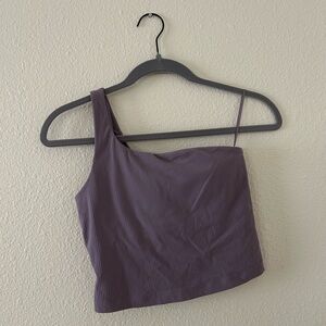 lululemon athletica One-Shoulder Purple Tank Top